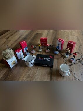 Star Trek Mirror Mirror 7 Fig Set Cord 2019 Tribble 2024 Keeper Mugs 3D LED Lamp